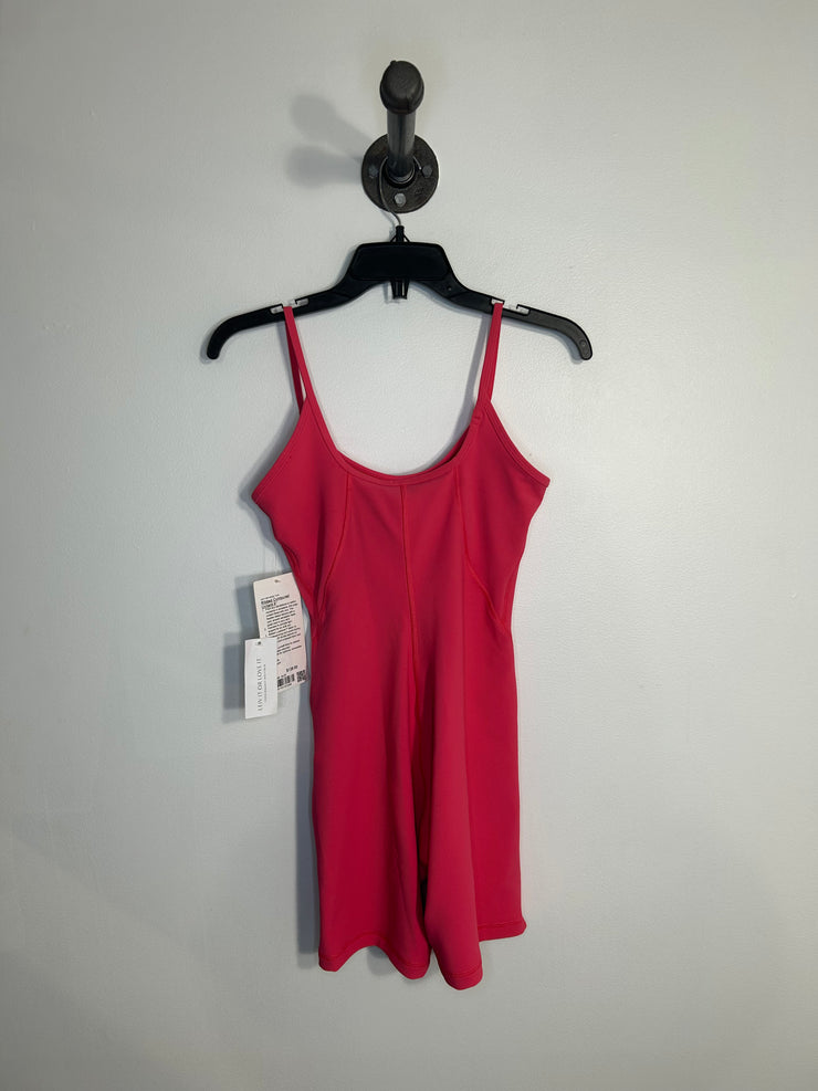 Lululemon Pink Ribbed Unitard