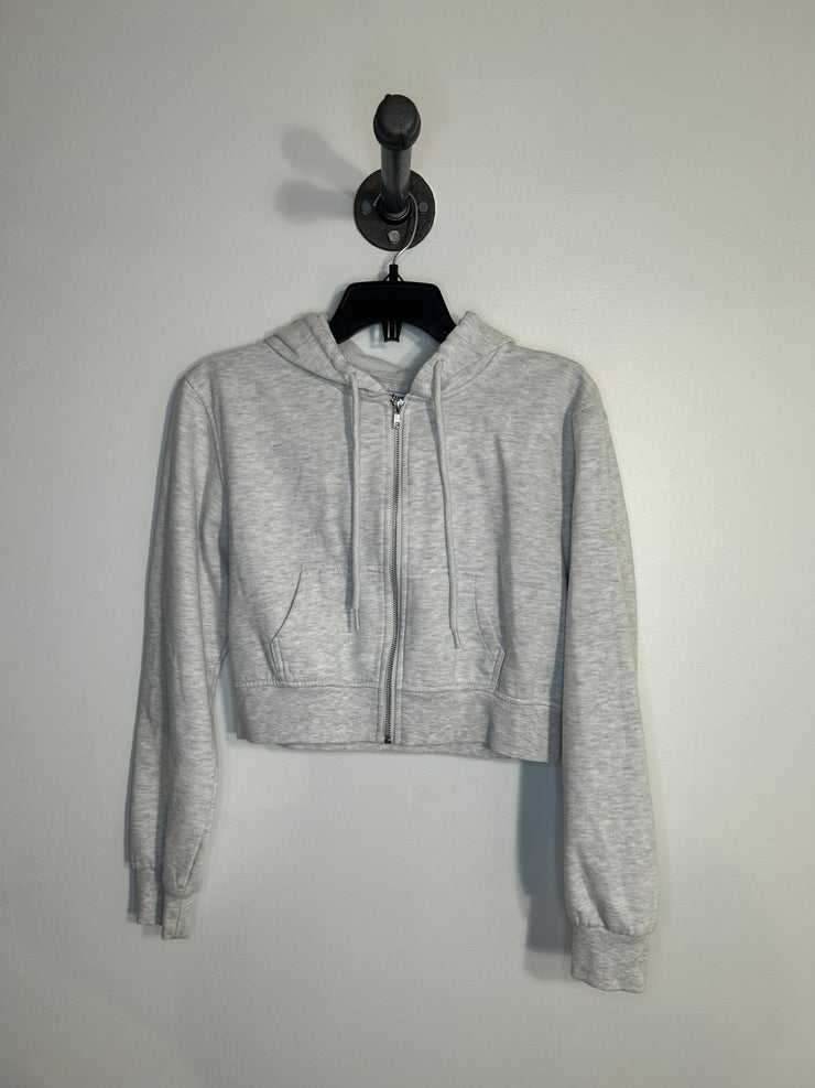 Refuge LightGrey Zip Up Hoodie