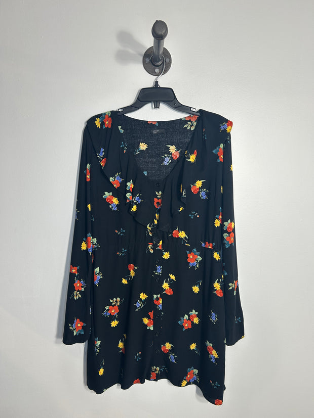 Nobody's C. Black Floral Dress