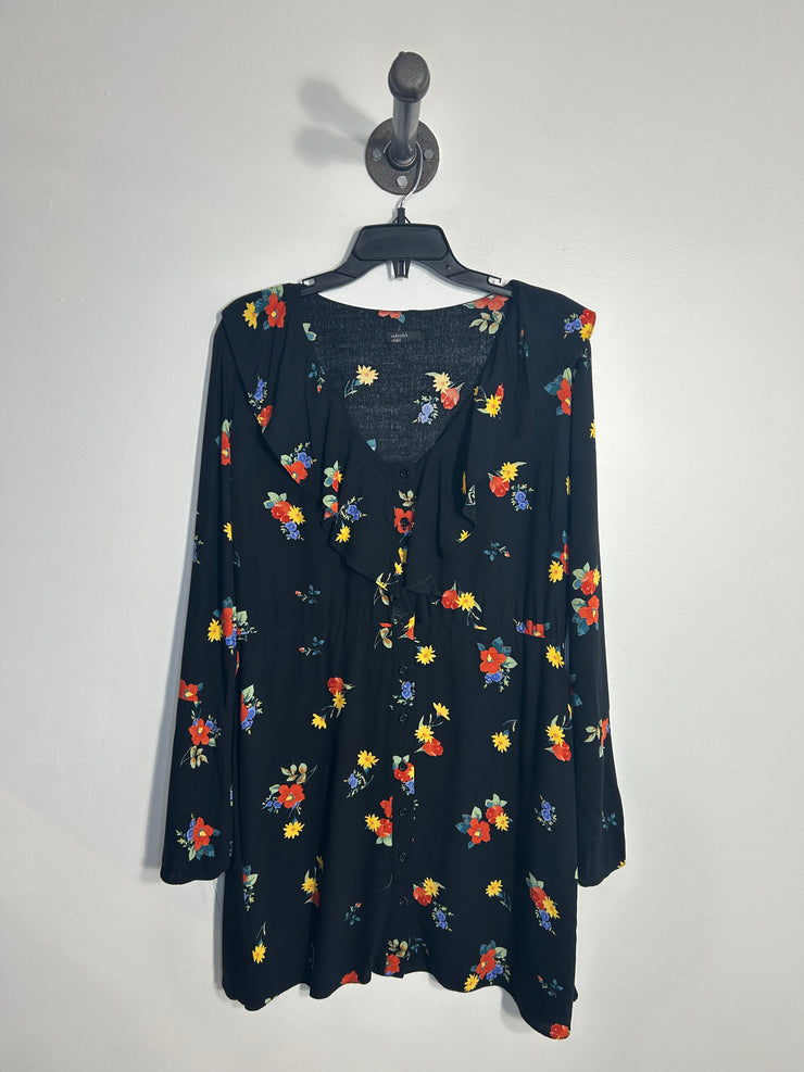Nobody's C. Black Floral Dress