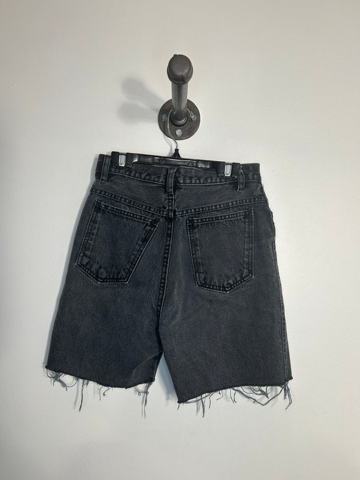 RIO Blk Highrise Jean Shorts