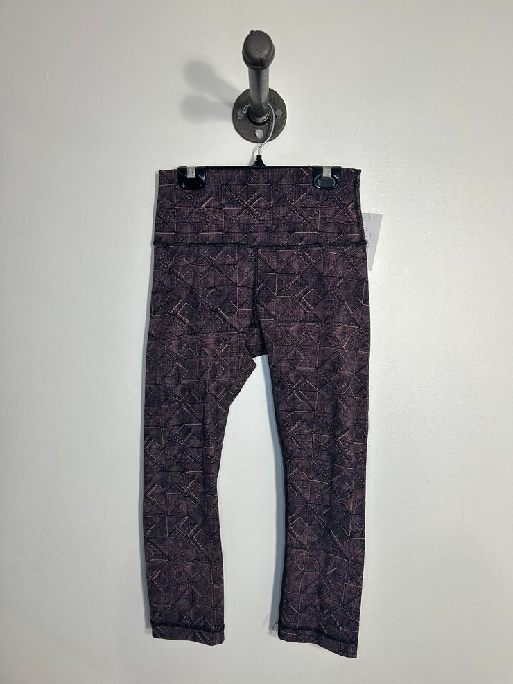 Lululemon Blk/Pnk Print Leggin