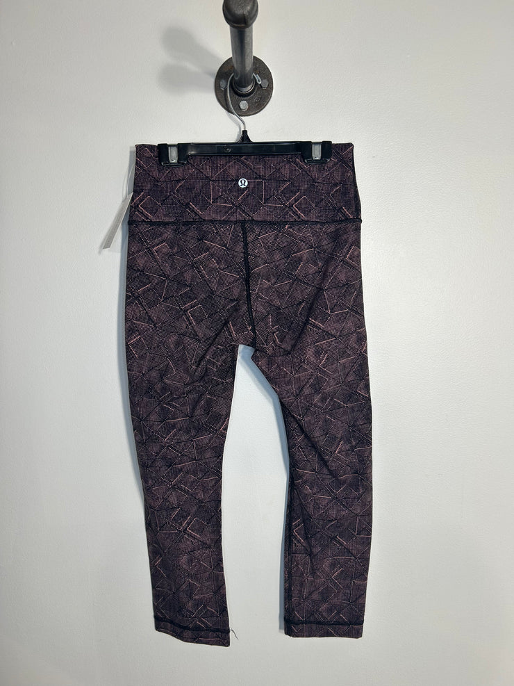 Lululemon Blk/Pnk Print Leggin