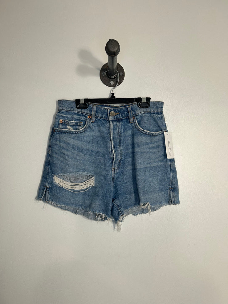 Garage Ripped Denim Shorts