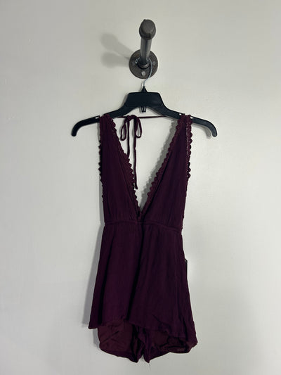 Kendall & K. Maroon Romper