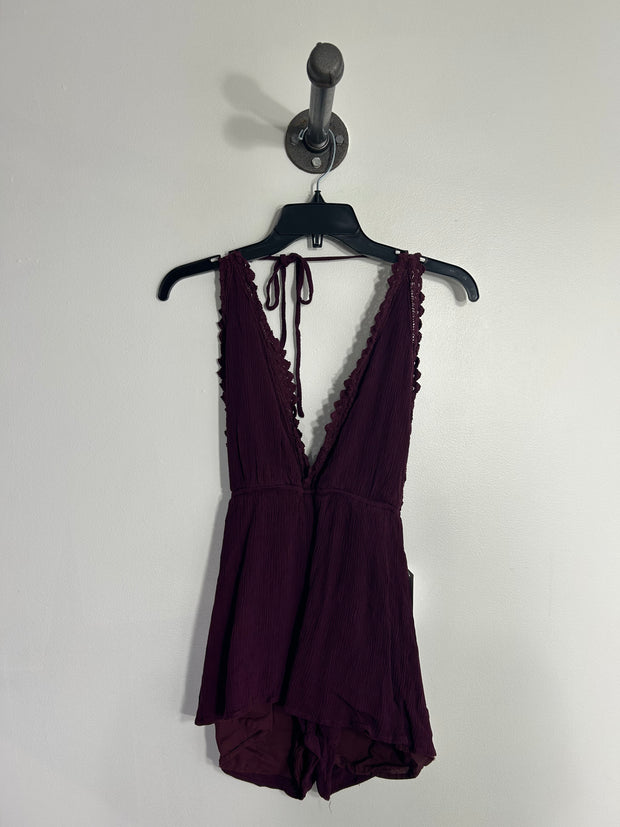Kendall & K. Maroon Romper