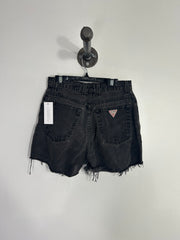 Guess Blk Highrise Jean Shorts