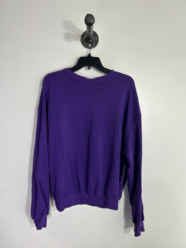 H&M Purple Crew Neck Top