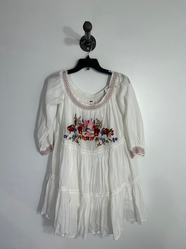 Free P. Wht Off Shoulder Dress