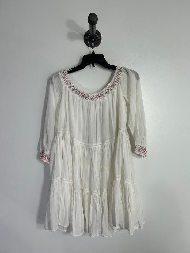Free P. Wht Off Shoulder Dress