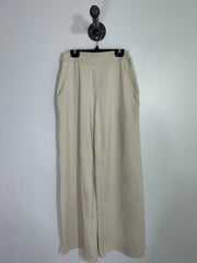 Aerie Cream Wide Leg Trousers