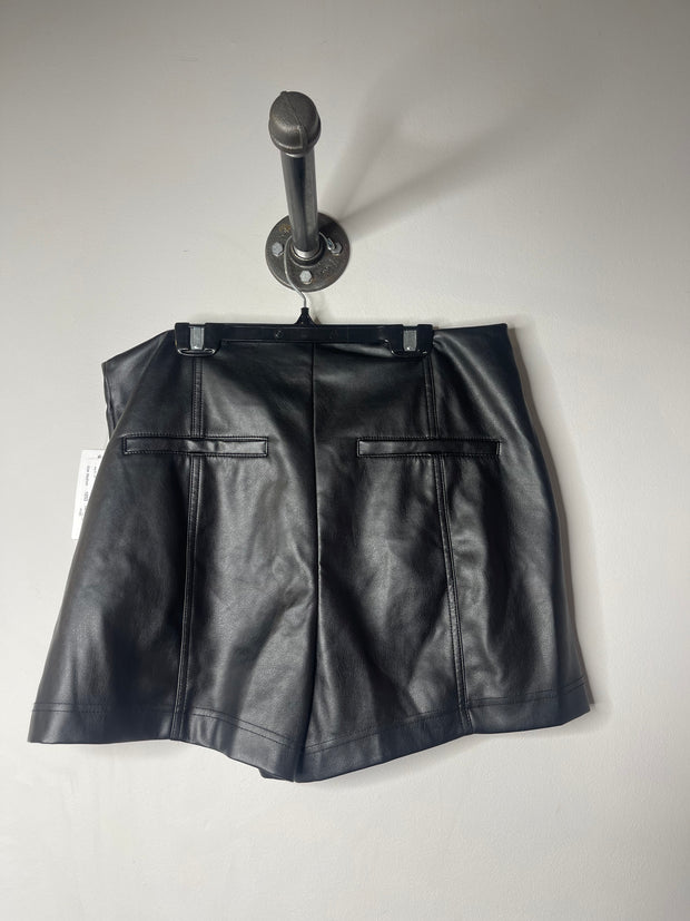 Dynamite Black Leather Shorts