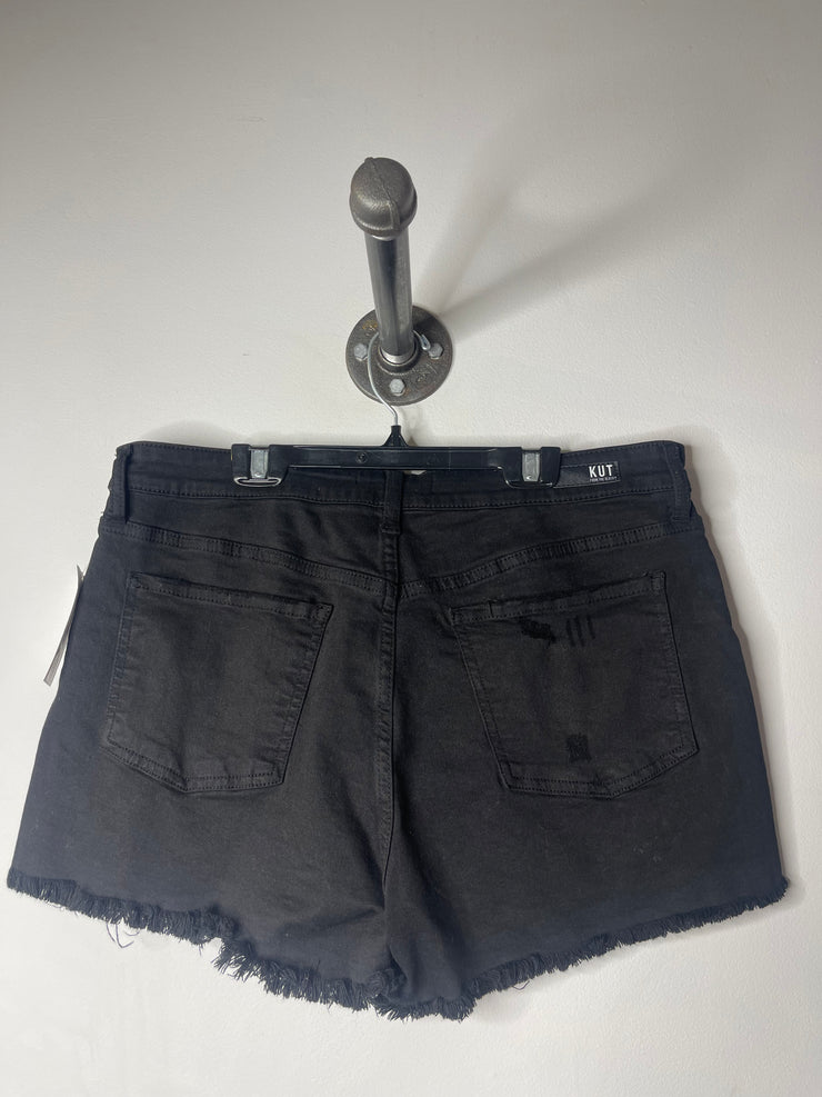 KUT Black Denim Shorts