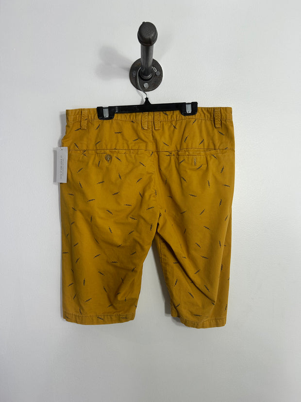Xact Yellow Pattern Shorts