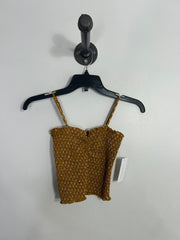 Bear Dance Mustard Crop Tank