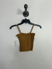 Bear Dance Mustard Crop Tank