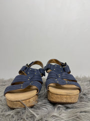 Clarks Blue Heel