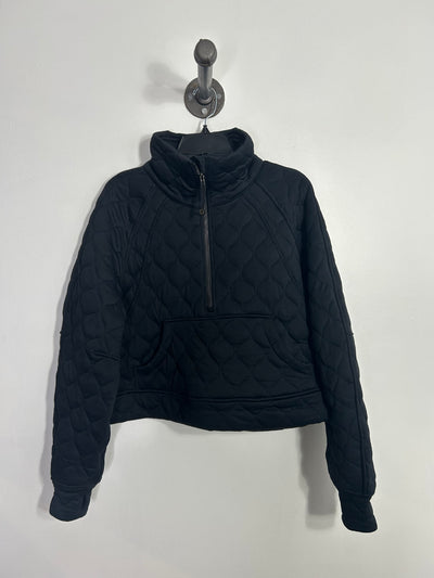 Lululemon Blk Quilt Half Zip