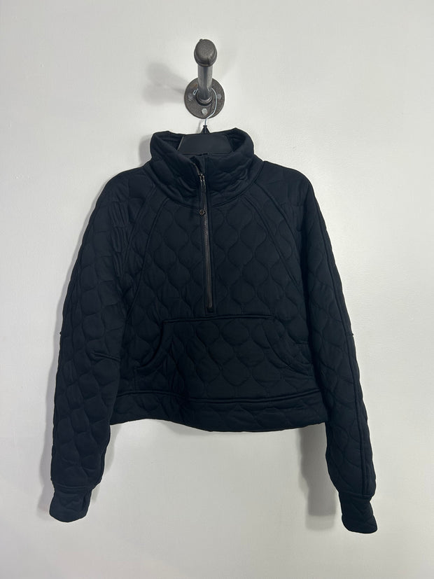 Lululemon Blk Quilt Half Zip