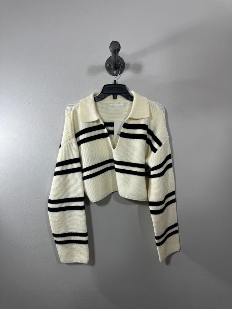 Oak + Fort Stripe Crop Sweater