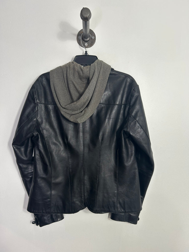 Vera Pelle Blk Leather Jacket