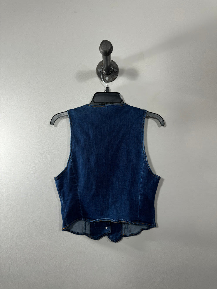 Oat Denim Vest