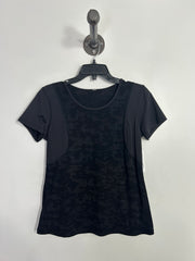 Lululemon Blk Camo Pattern Top