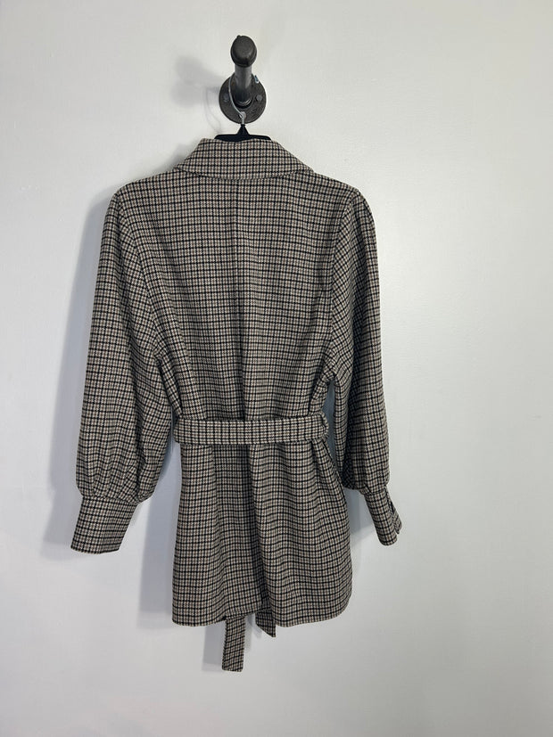 Joe Fresh Brn/Blk Plaid Coat