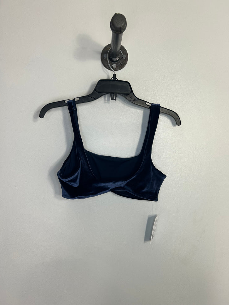 Aerie Blue Velvet Bralette