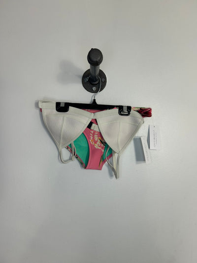 Triangle Pnk/Wht Bikini Set