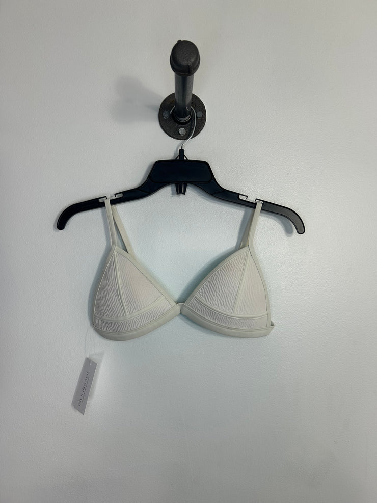 Triangle Pnk/Wht Bikini Set