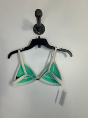 Triangle Pnk/Wht Bikini Set