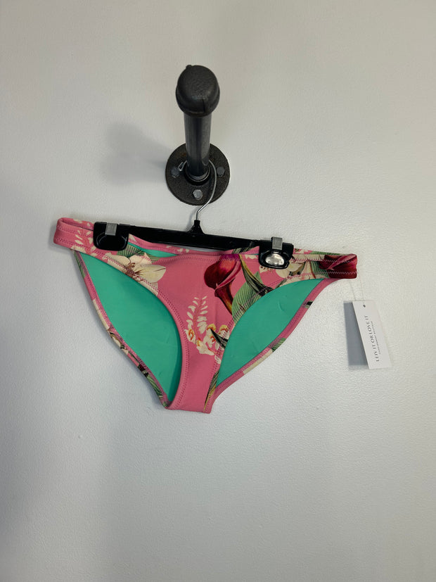 Triangle Pnk/Wht Bikini Set