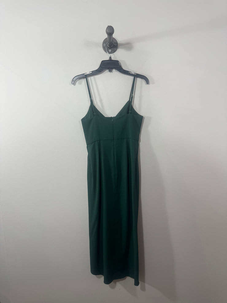 Robe longue émeraude de Lulu