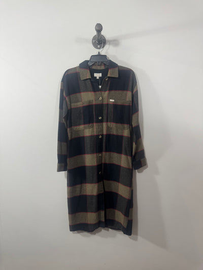 Brixton Plaid Button-Up Coat