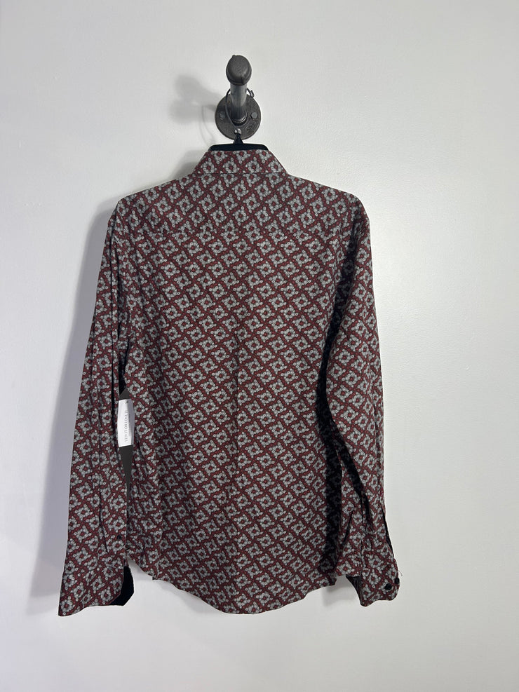 John Lennon Maroon Dress Shirt – LeivItOrLoveIt