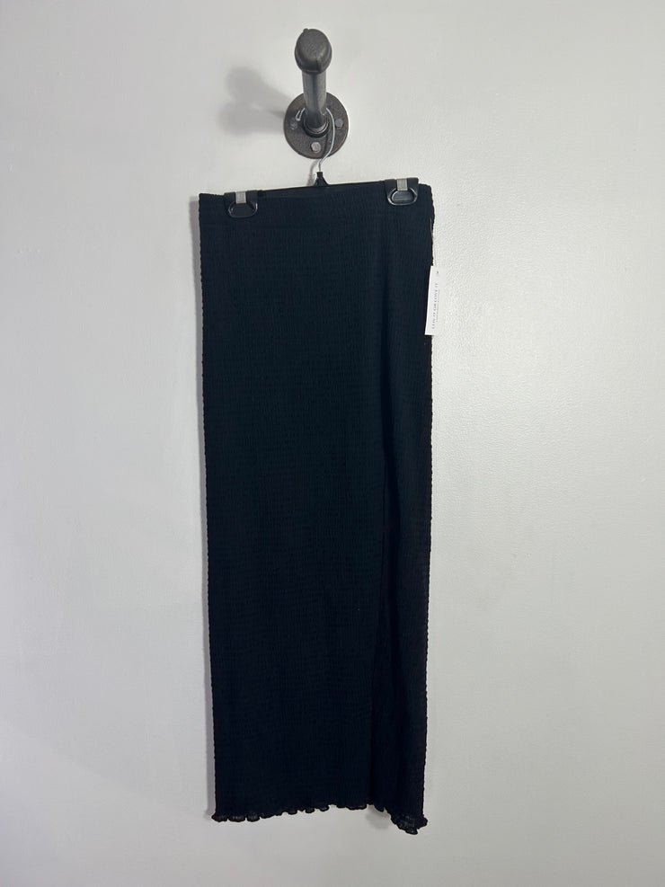 Wilfred Black Slit Maxi Skirt
