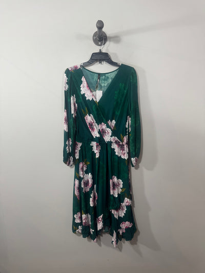 Vestido Lsv con estampado floral verde intenso