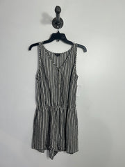 Lira Grey Stiped Romper