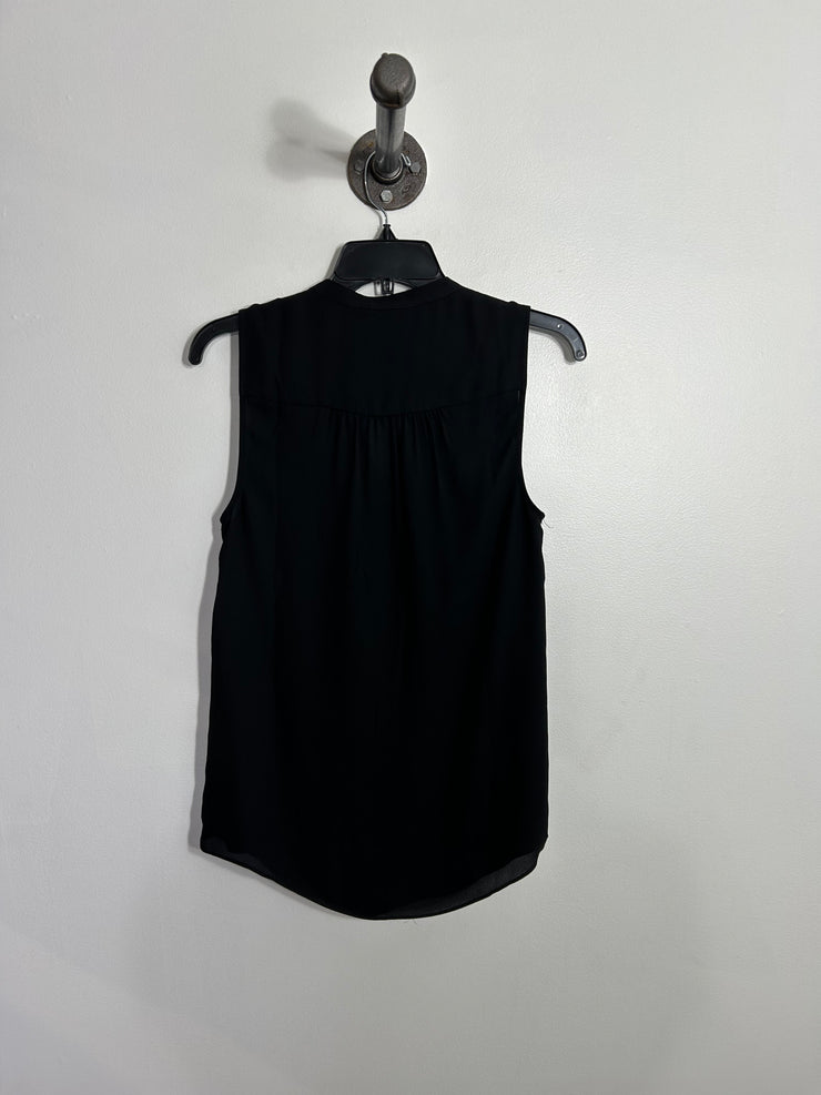 RW&CO Black Ruffle Tank Blouse