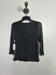 Cleo Black Polka Dot Blouse