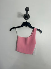 Babaton Pnk One Strap Crop Top