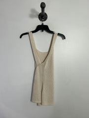 Massimo Dutti Beige Knit Tank