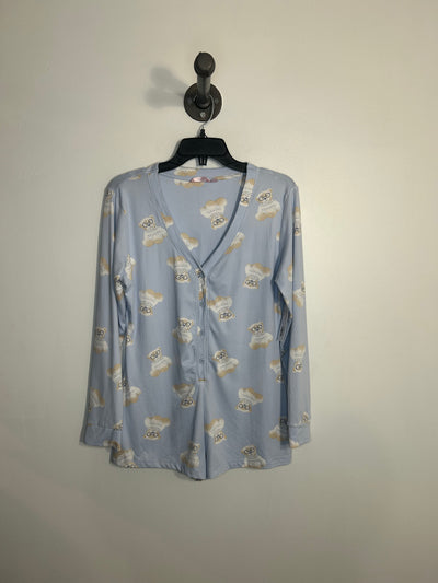 La Vie En Rose Teddy PJ Romper