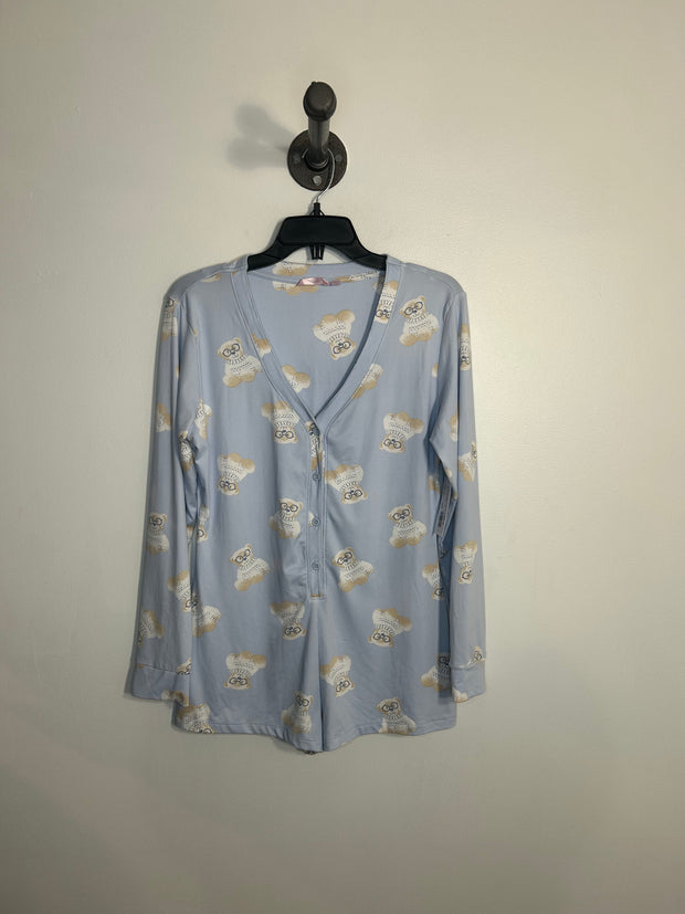 La Vie En Rose Teddy PJ Romper