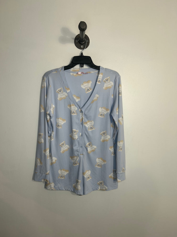 La Vie En Rose Teddy PJ Romper