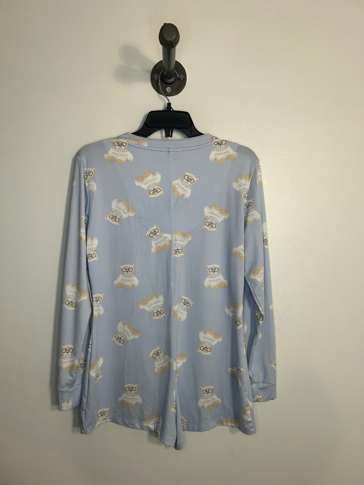 La Vie En Rose Teddy PJ Romper