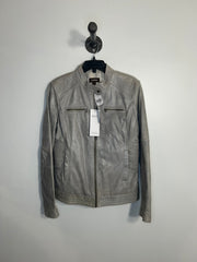 Danier Grey Leather Jacket