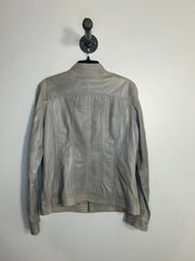 Danier Grey Leather Jacket