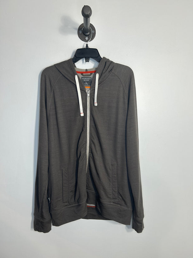 Ice Breaker Grey Merino Hoodie